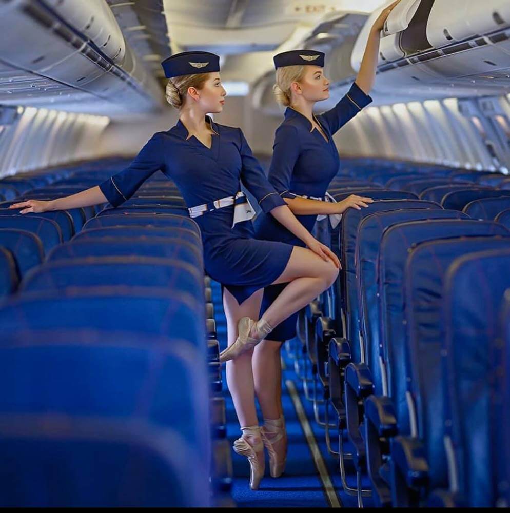 American flight attendant