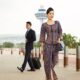 Singapore Airlines cabin crew uniform male and female