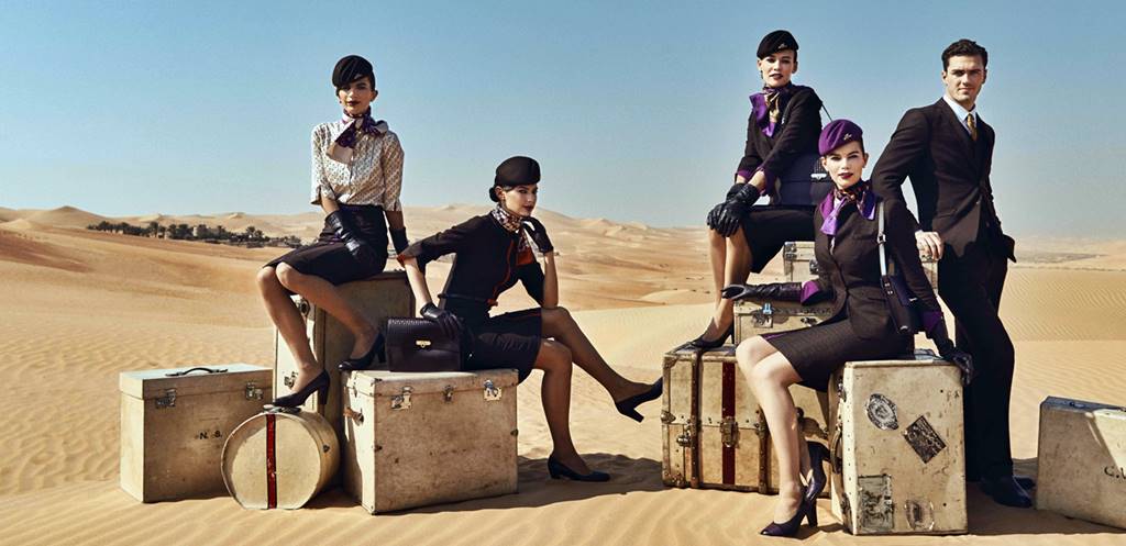 etihad crew photoshoot