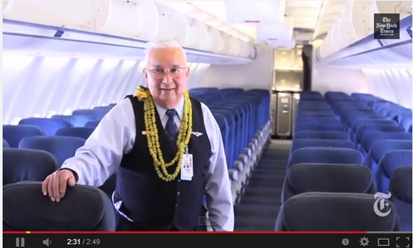Ron Anaka flight attendant