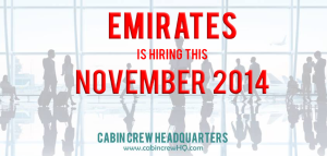 emirates cabin crew november 2014