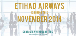 etihad airways cabin crew hiring november 2014