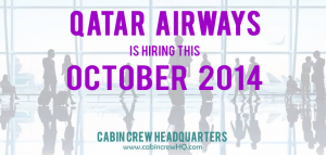 qatar airways cabin crew hiring october 2014