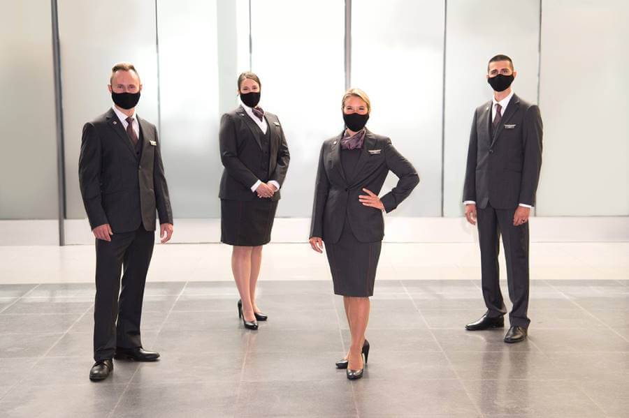 air canada rouge uniforms