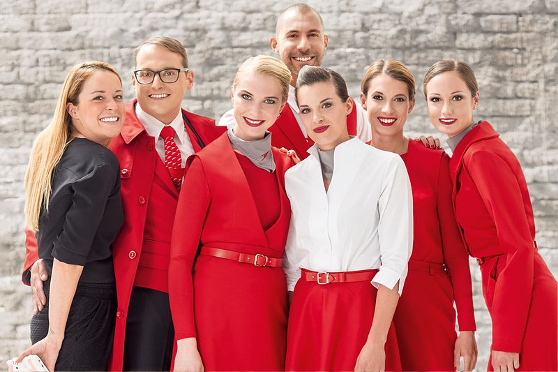 New 2016 uniforms for Austrian Airlines