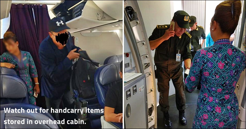 Malaysia Airlines Crew Catches Thieves Stealing From Overhead