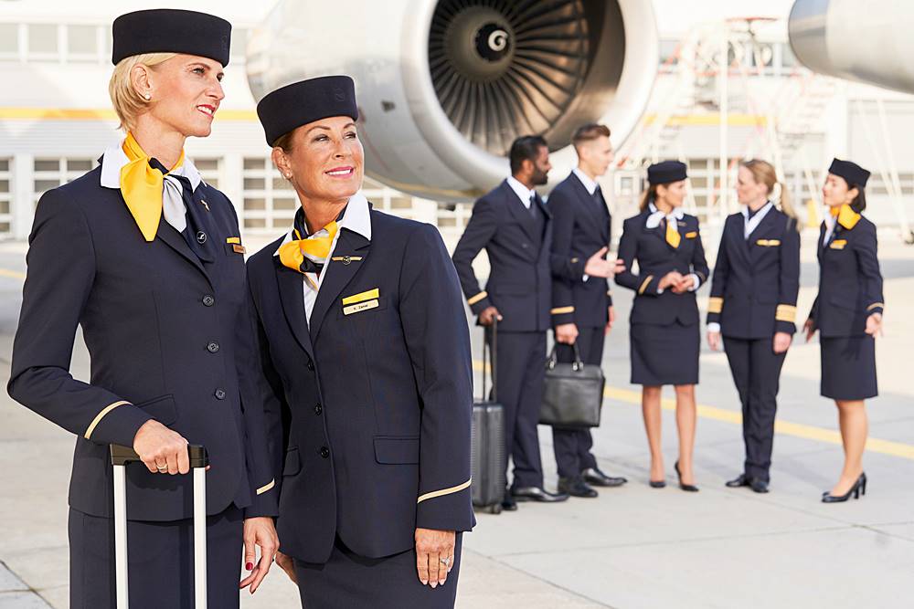 Lufthansa Crew on duty