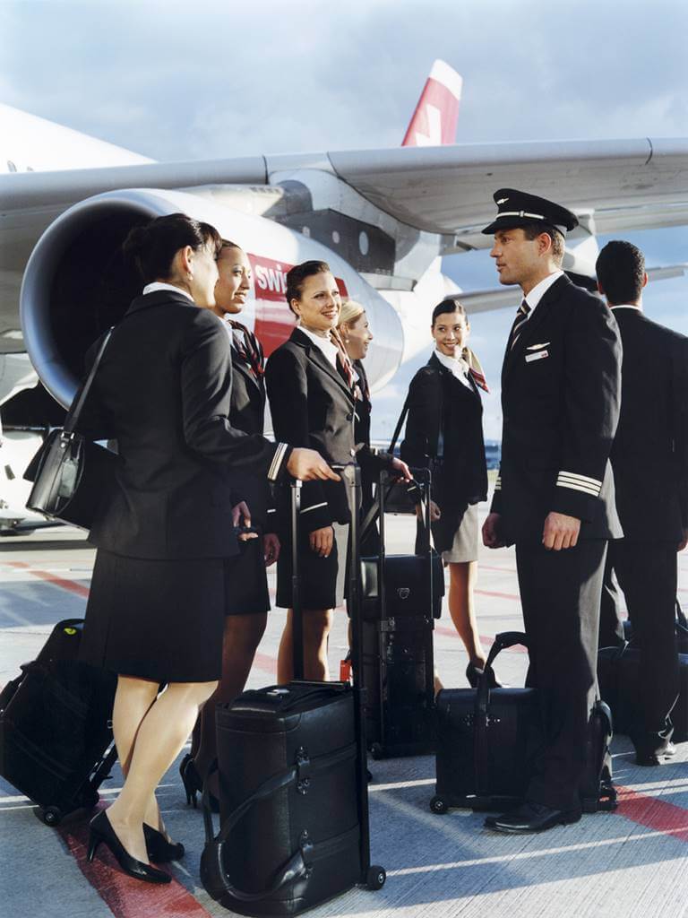 Swiss International flight attendants