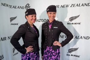 air new zealand female crew uniform