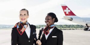 female swiss international flight attendants