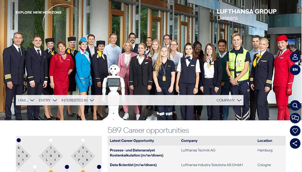 lufthansa careers page