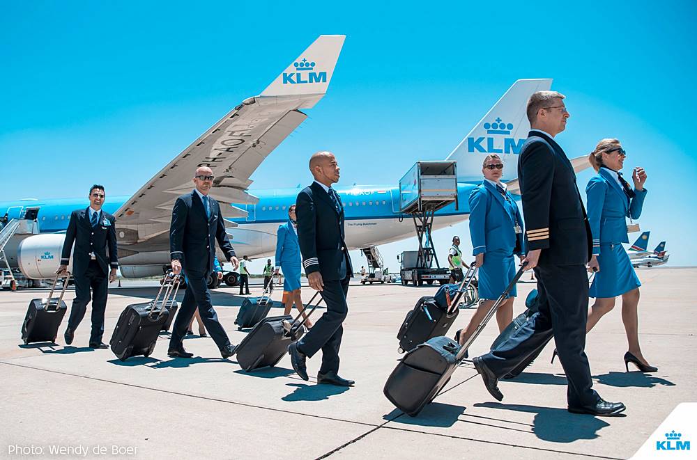 klm crew on duty