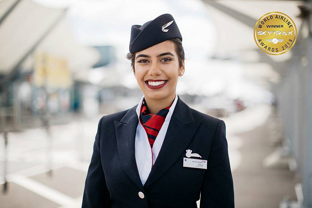 british airways female crew