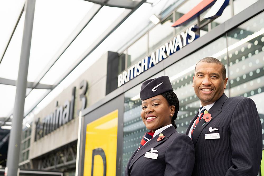 british airways flight crew