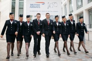 british airways flight stewards