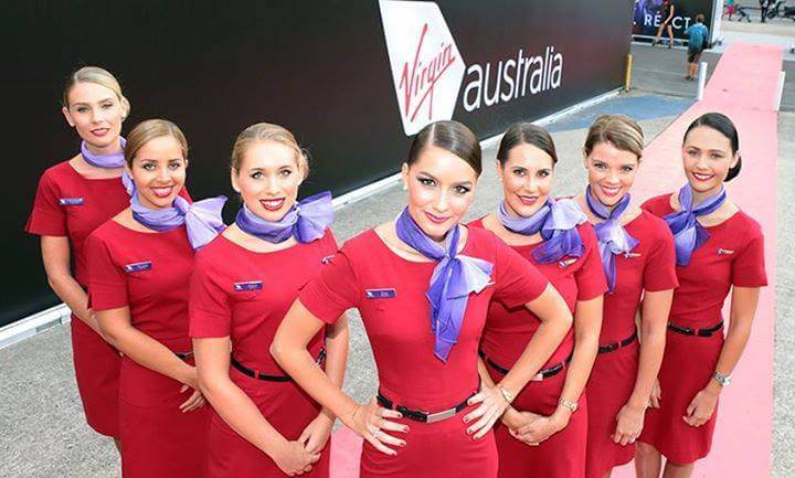 virgin au female flight attendant uniforms