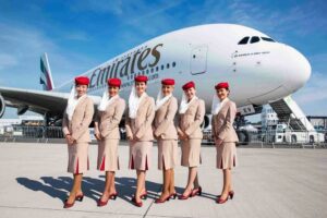 emirates ek flight attendants female