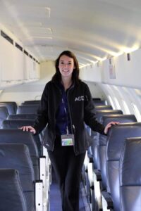 freight runners express female flight attendant
