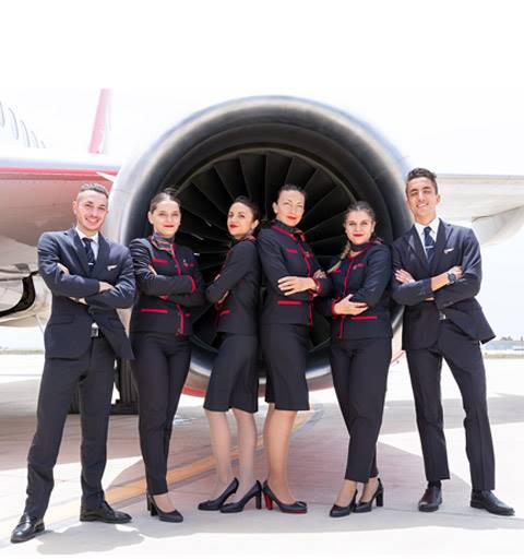 albastar cabin crew job