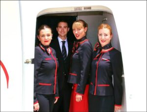 albastar flight attendants crew