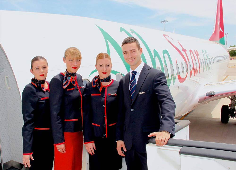 albastar flight attendants spain