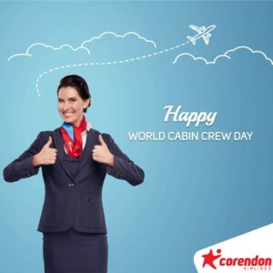 corendon airlines female flight attendant