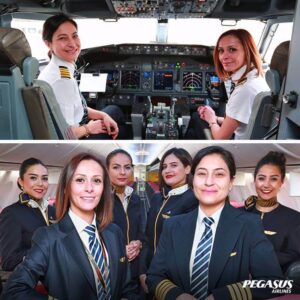 pegasus airlines flight attendant women