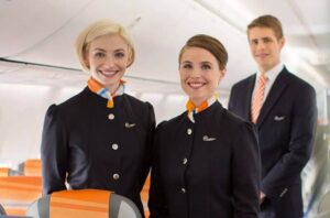 sunexpress male and female flight attendants