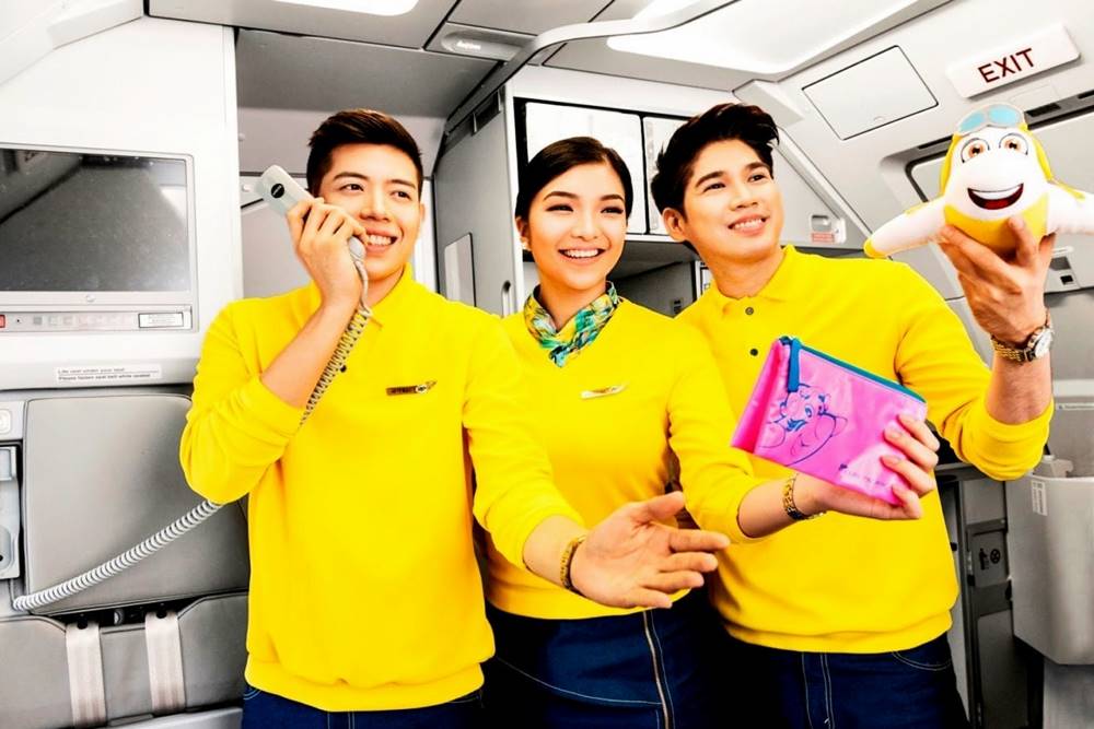 cebu pac crew yellow uniform
