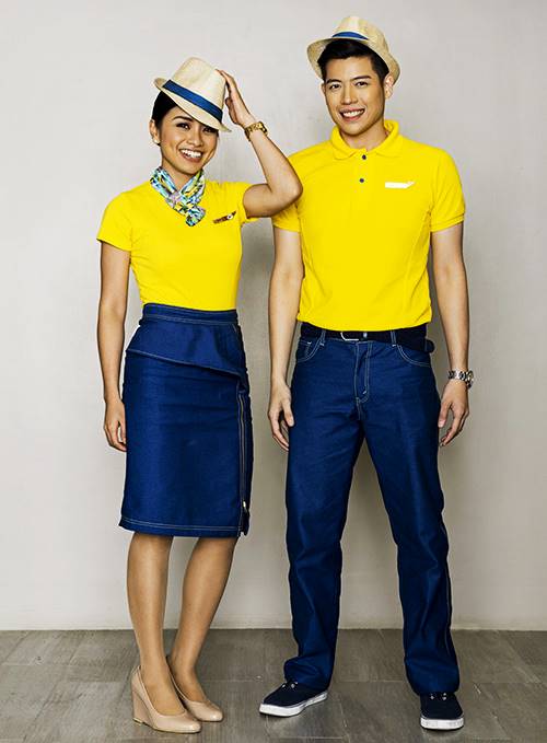 cebu pacific flight attendant uniform male female