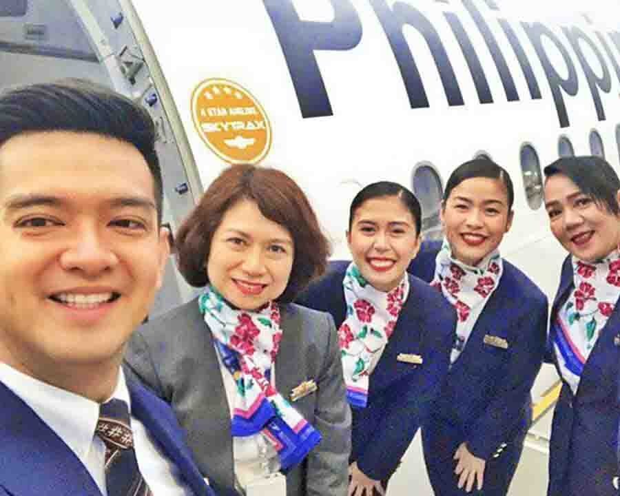 Philippine Airlines flight attendants