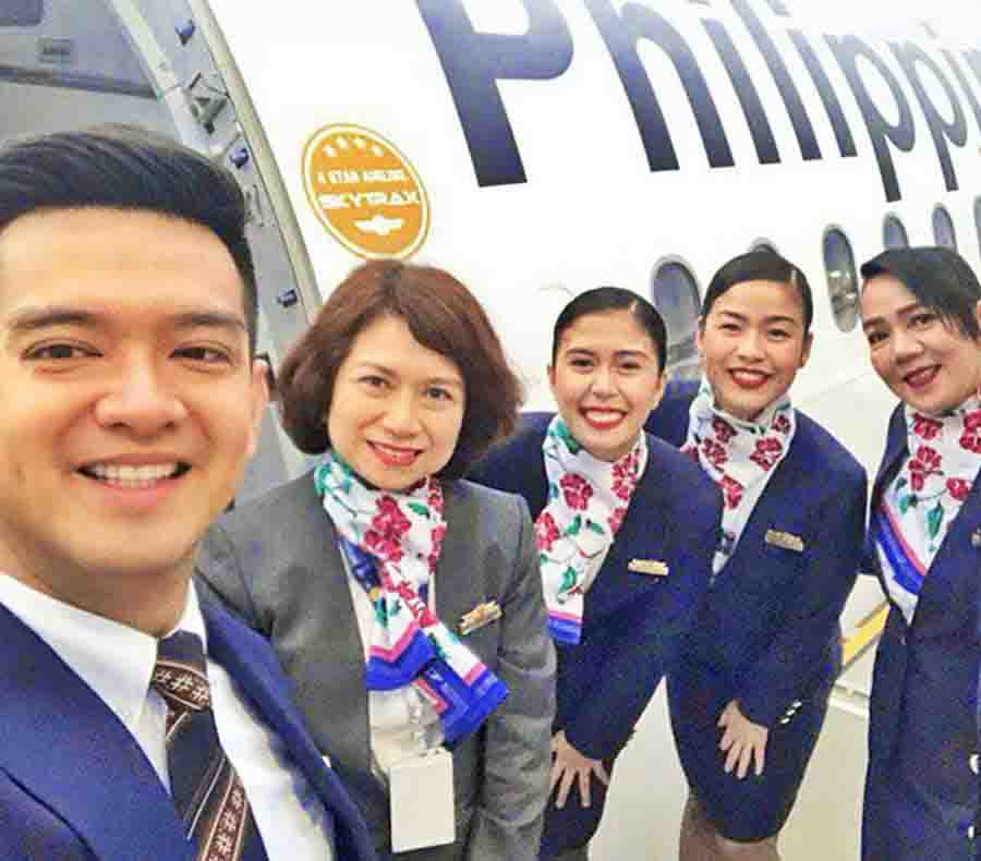 Philippine Airlines flight attendants