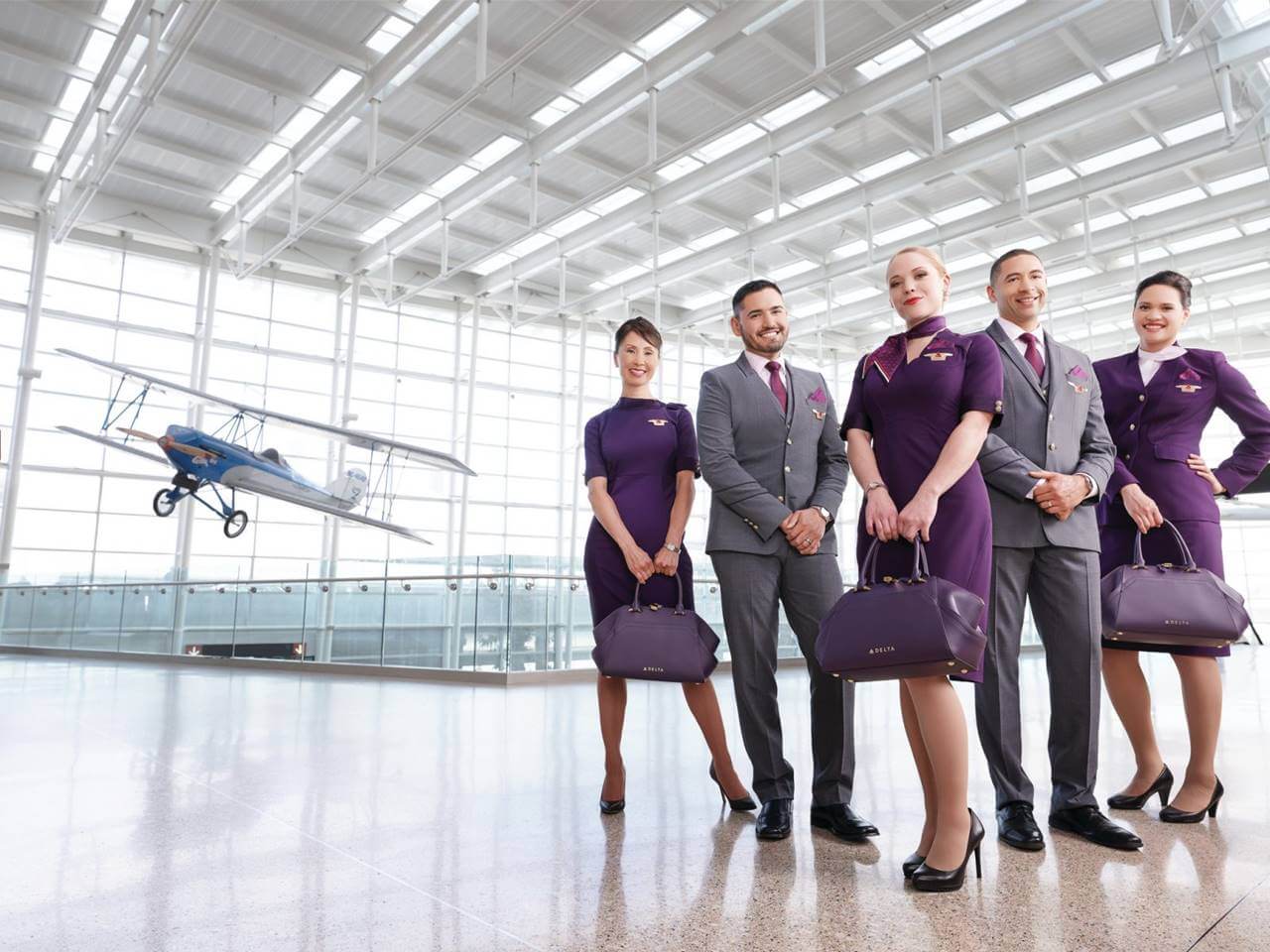 delta airlines flight attendants photo