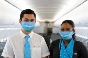 flight attendants of frontier airlines