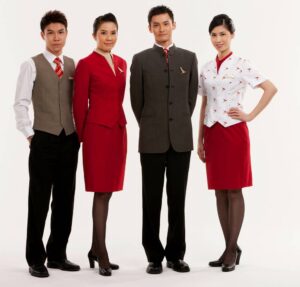 Cathay Pacific flight attendant crew