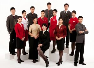 Cathay Pacific uniforms