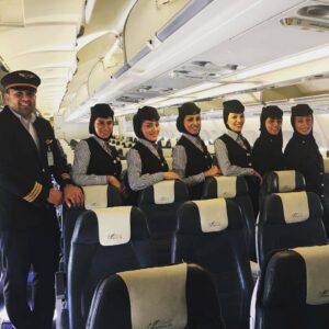 mahan air female cabin crew