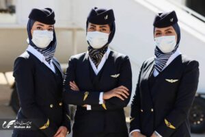 mahan air women flight attendants