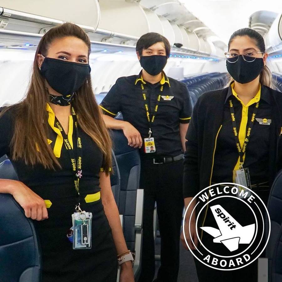 spirit airlines flight attendant photos