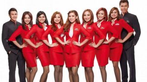 air asia flight attendant uniforms