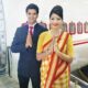 air india flight attendants in uniform