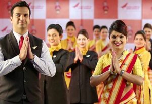 air india male and female cabin crew