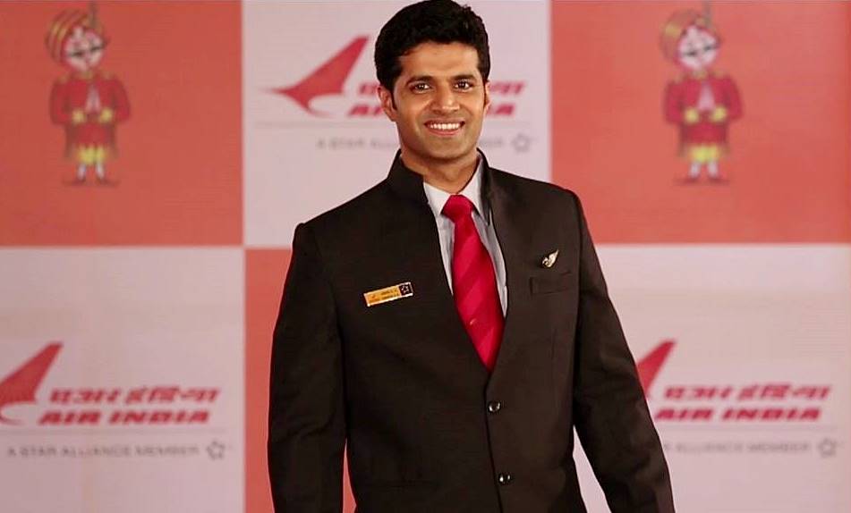 air india male cabin crew uniform