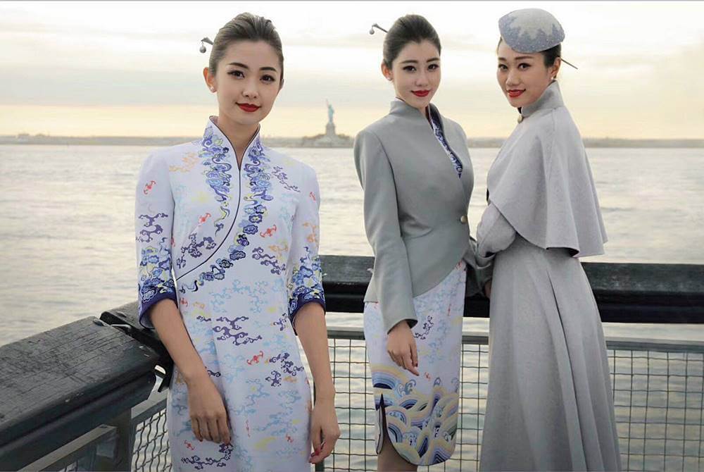 hainan airlines best flight attendant uniform