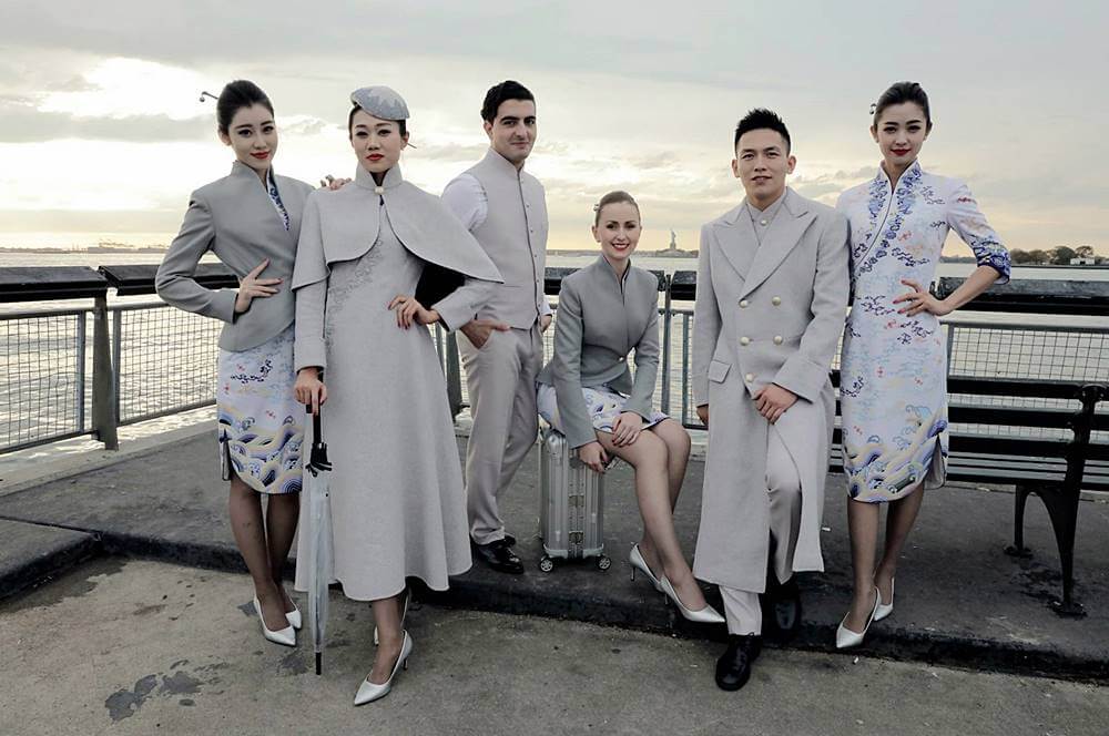 hainan airlines flight attendant uniforms