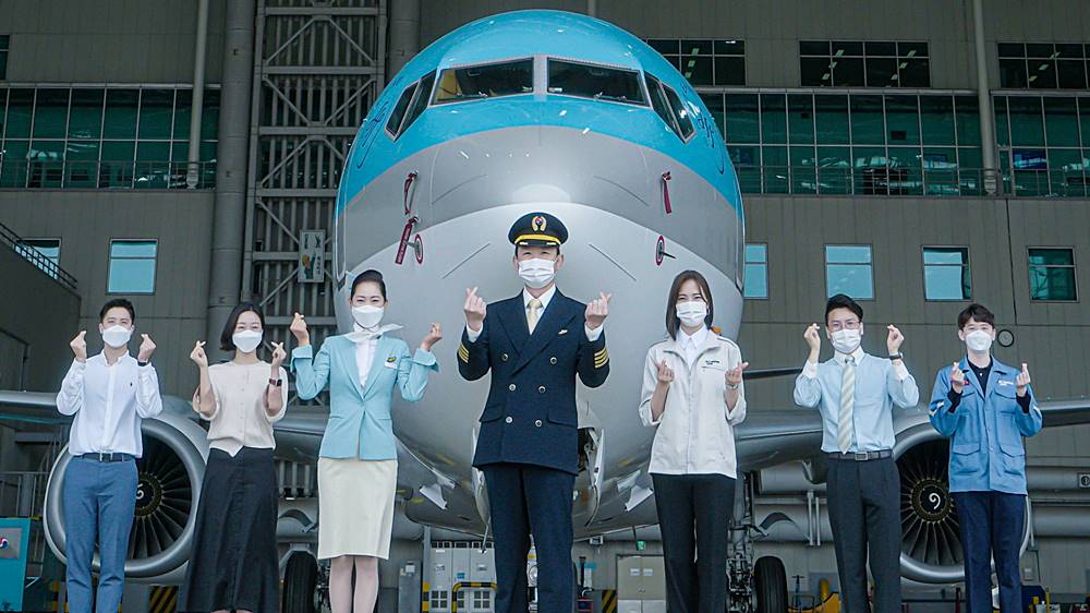 korean air flight staff