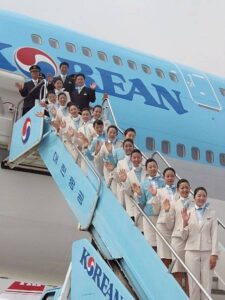 korean air flight stewardess