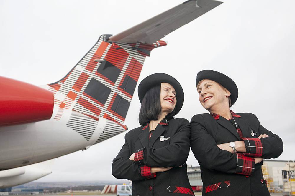 loganair female uniforms