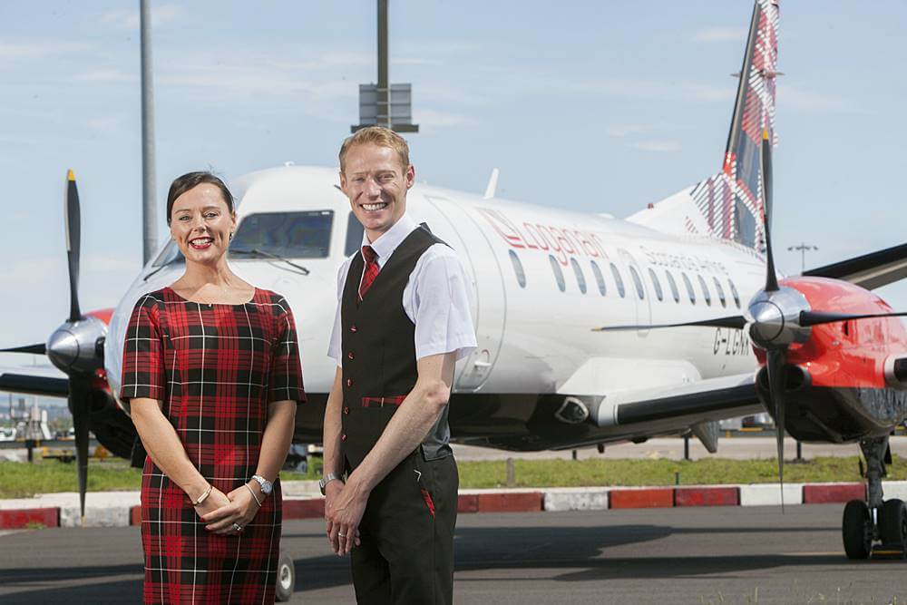 loganair flight attendant uniforms