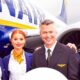 ryan air female crew with male pilot